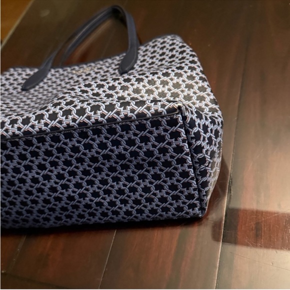 Kate Spade Navy and Black Geometric Tote - Picture 6 of 15